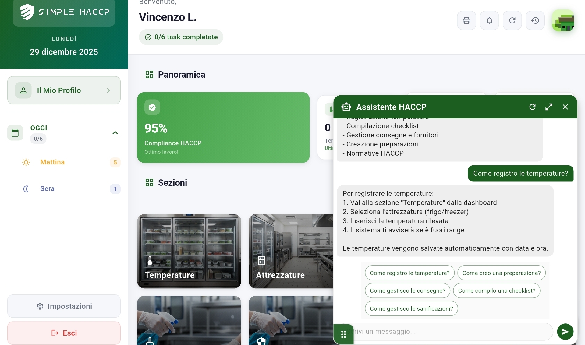 Assistente IA SimpleHACCP